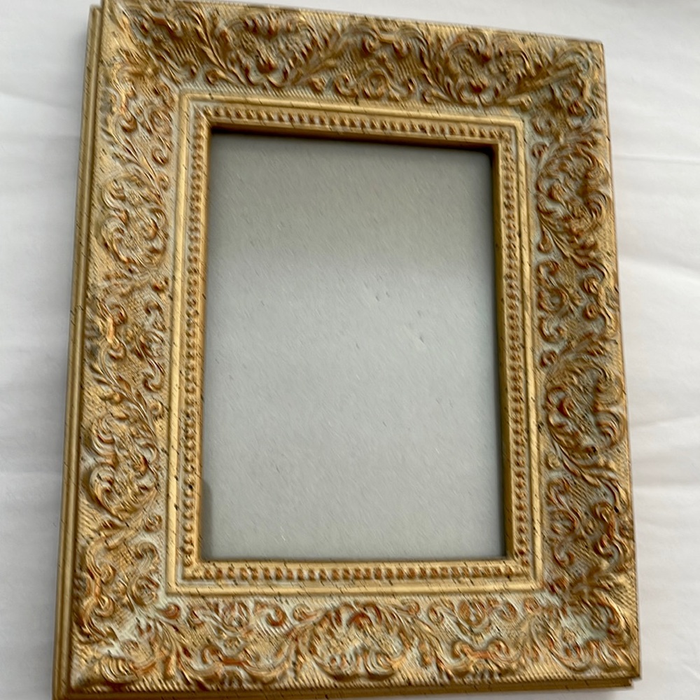 Gold picture frame